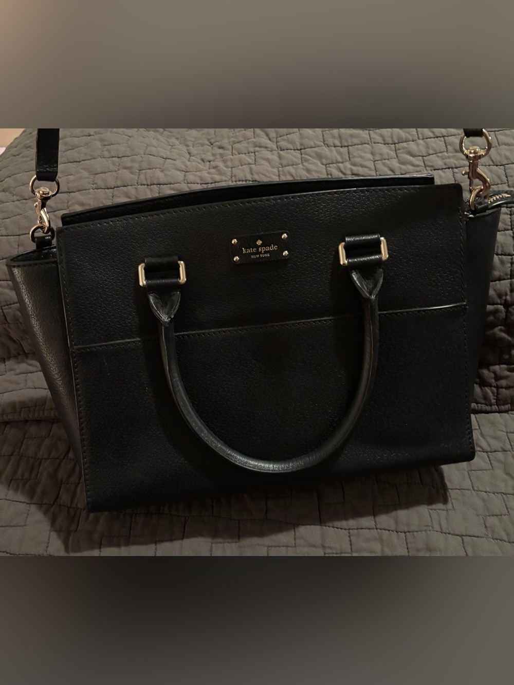 Kate Spade Black Leather Bag
